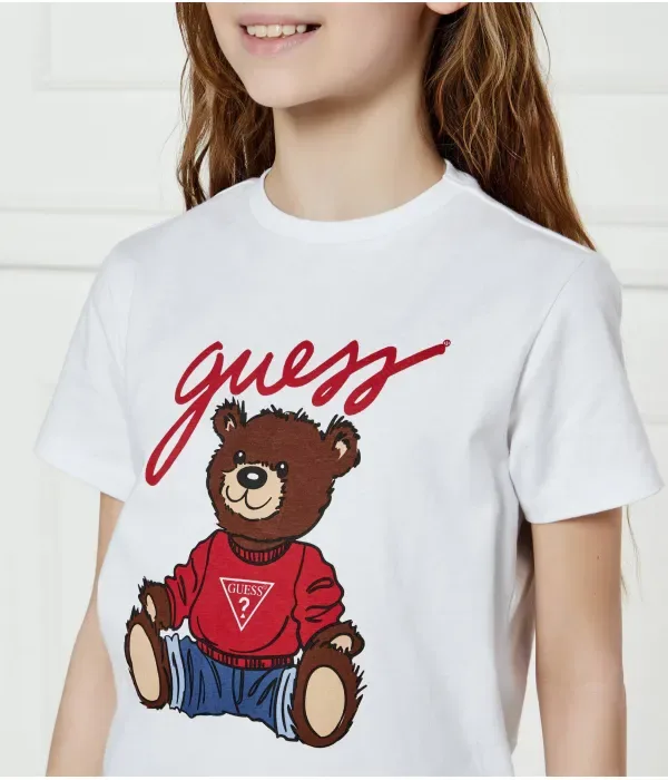 Футболка regular fit Guess, белый — фото 4