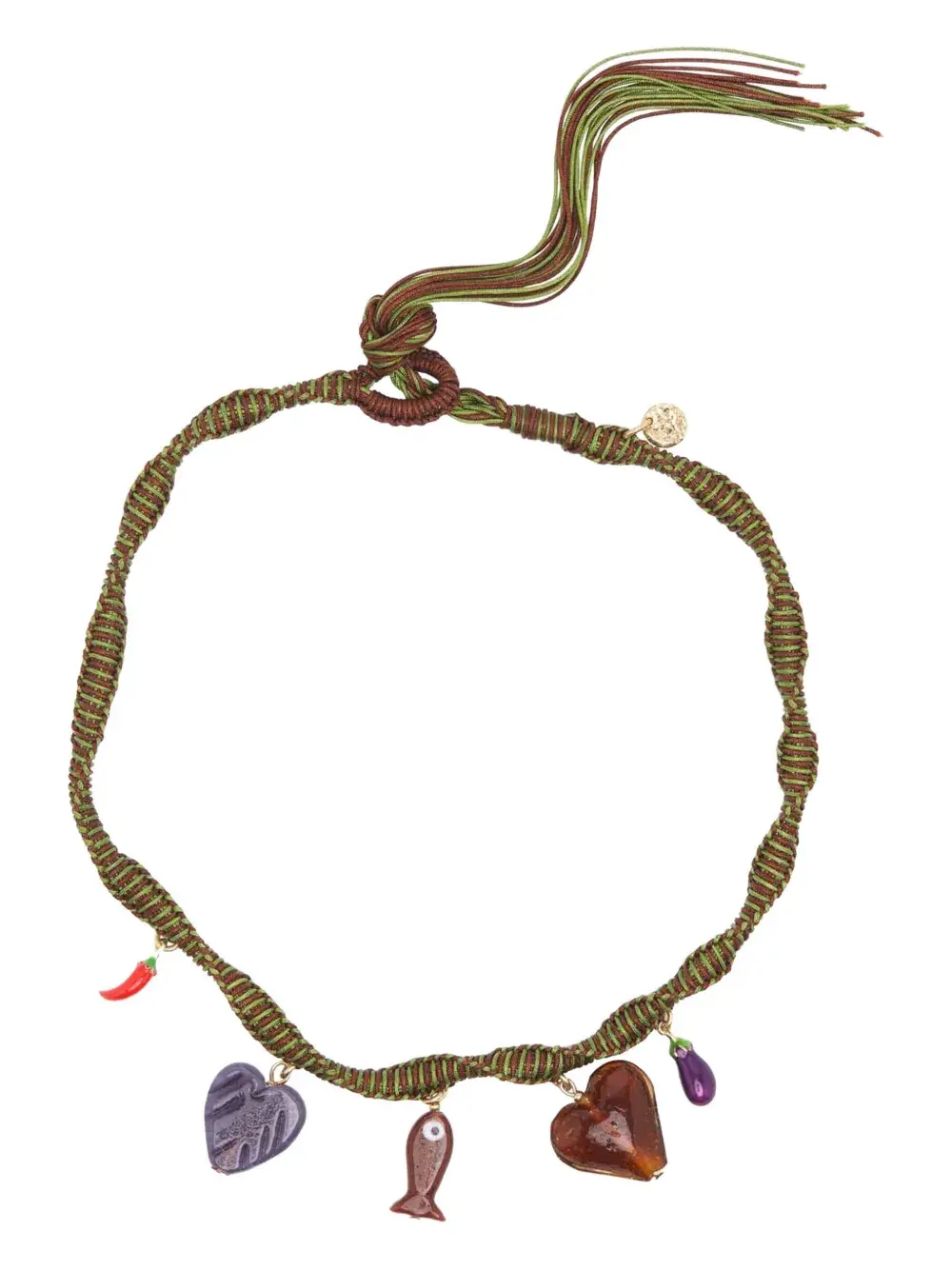 

Ожерелье с подвеской Bijoux Alemais, зеленый