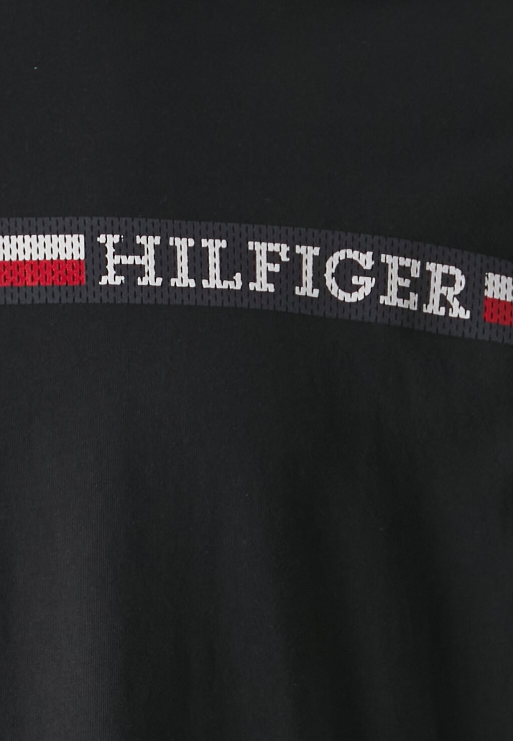 

Топ с длинным рукавом Chest Stripe Tee Tommy Hilfiger, черный