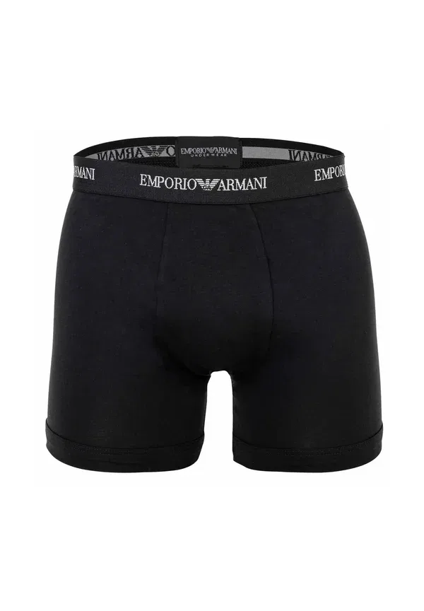 Трусы боксеры 3 pack Emporio Armani, черный/черный/черный — фото 2