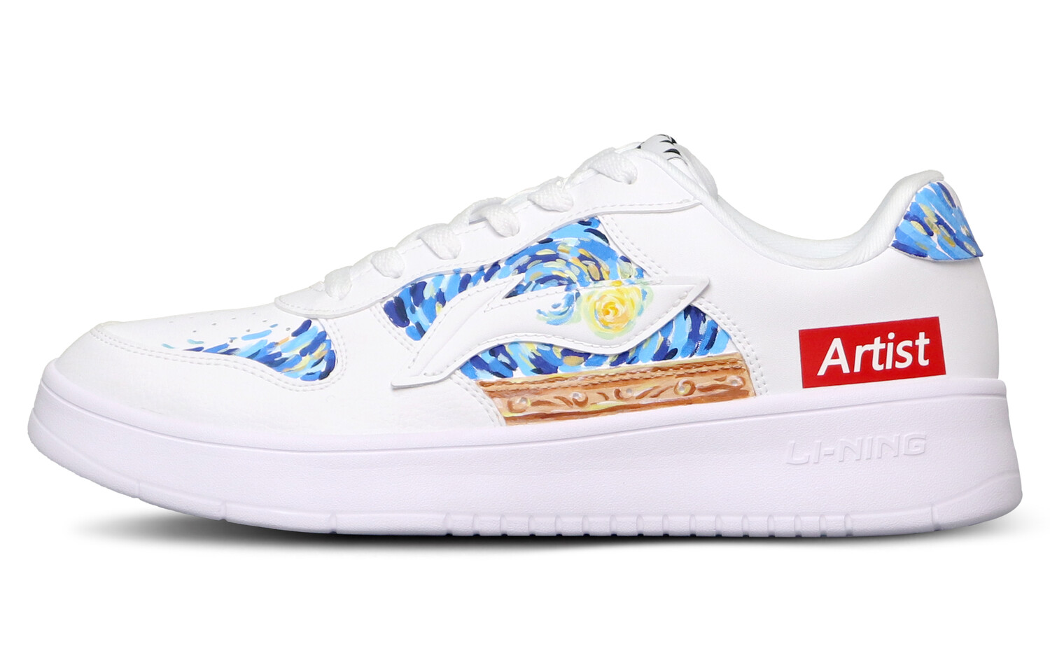 

Кроссовки LINING Sports Life Collection Skateboarding Shoes Women's Low-top White/Blue, белый