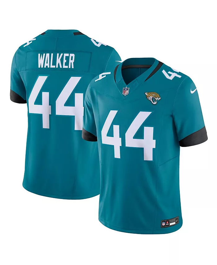 

Мужская джерси Jacksonville Jaguars Vapor F.U.S.E. Limited цвета морской волны Travon Walker Nike, синий