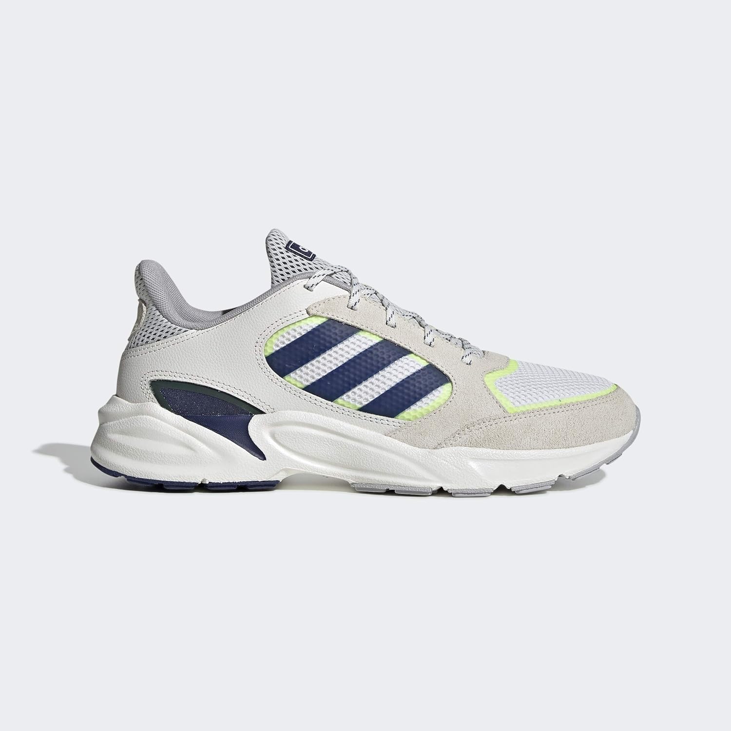 Мужские кроссовки Adidas 90s Valasion, белый/синий/желтый — фото 3