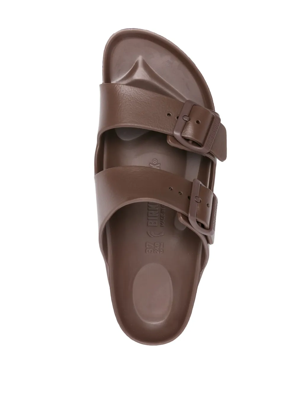 Сандалии Arizona с открытым носком BIRKENSTOCK, коричневый — фото 4