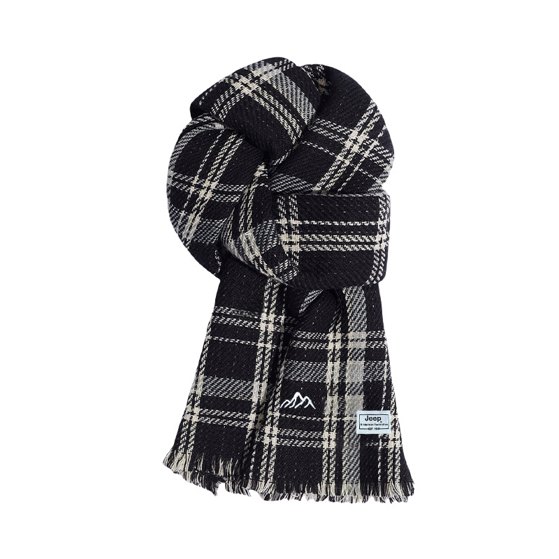 

Шарф из полиэстера Unisex Jeep, черный