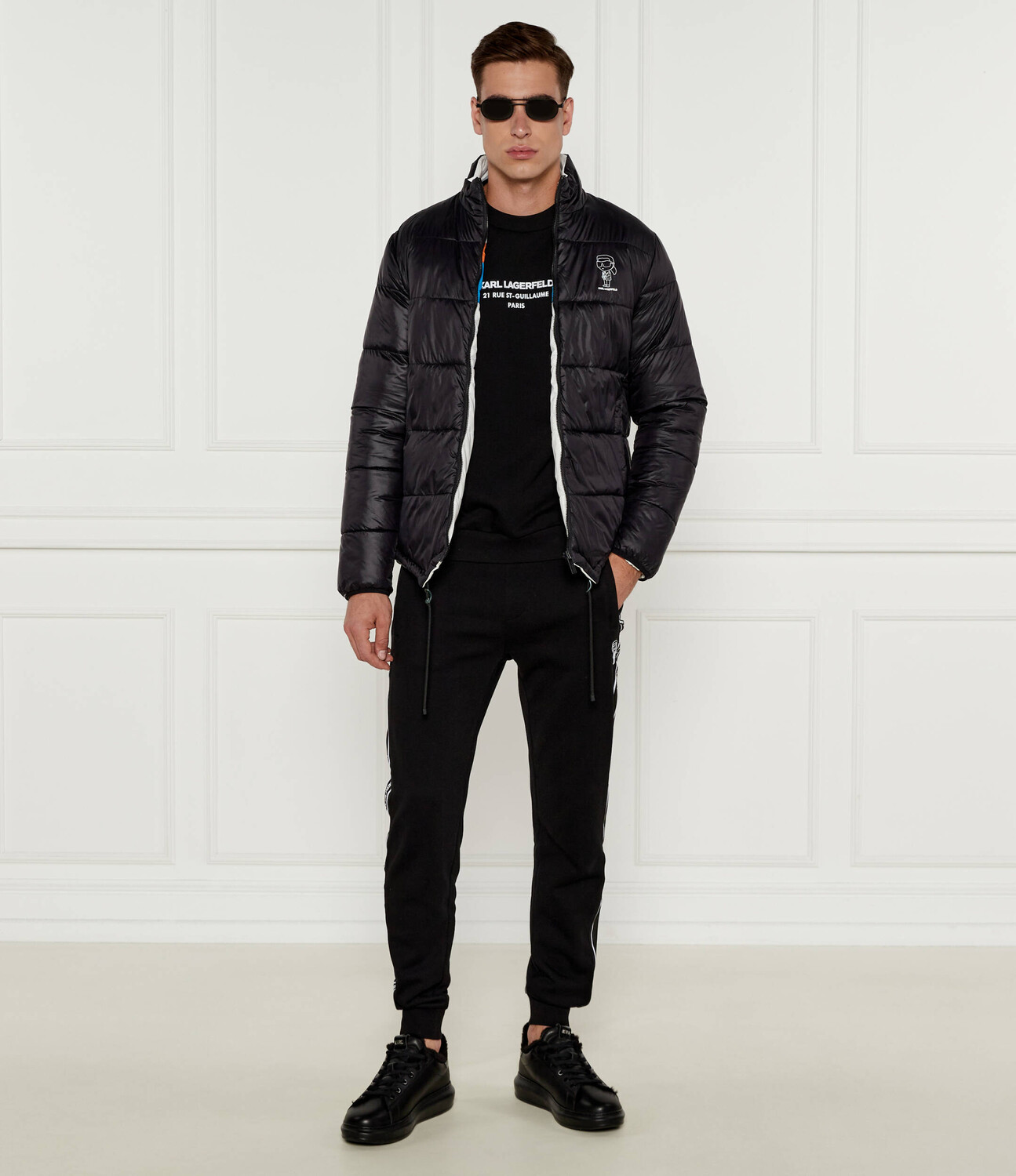 

Толстовка Karl Lagerfeld Regular Fit, черный