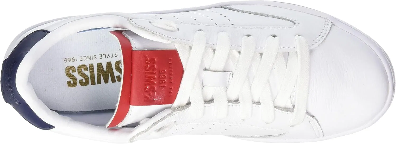 Мужские низкие кроссовки K-Swiss Lozan Klub LTH, White Samba Peacoat 07263 918 — фото 3