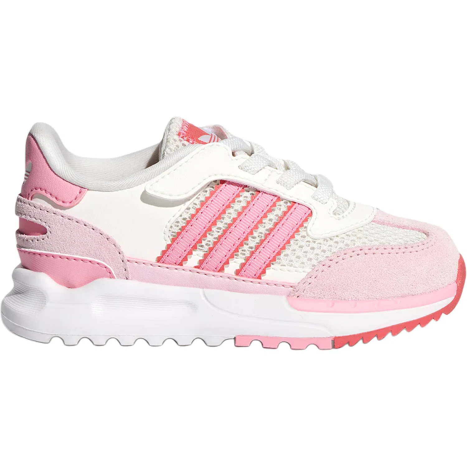Кроссовки RETROPY низкие для малышей Pink White Adidas Originals — фото 3