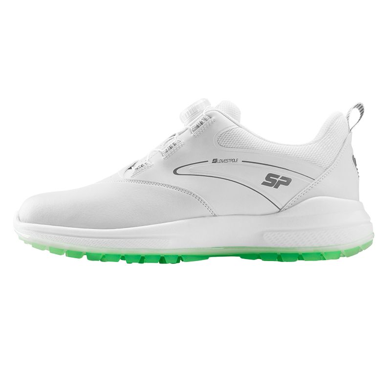 

Мужские низкие кроссовки для гольфа с мягкой износостойкой подошвой SOUTHPORT, White Green