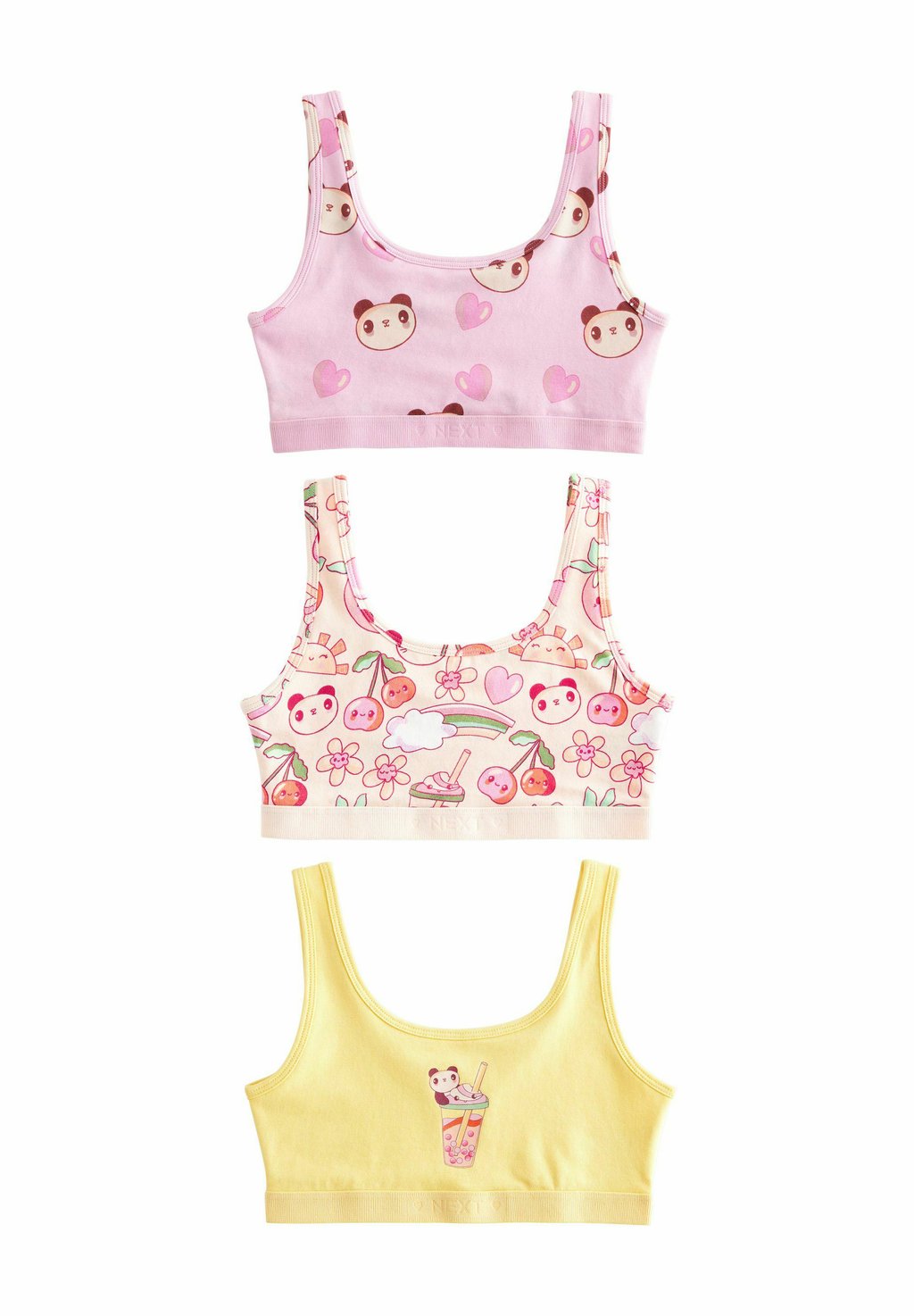 

Топ REGULAR FIT - CROP 3 PACK Next, желтый