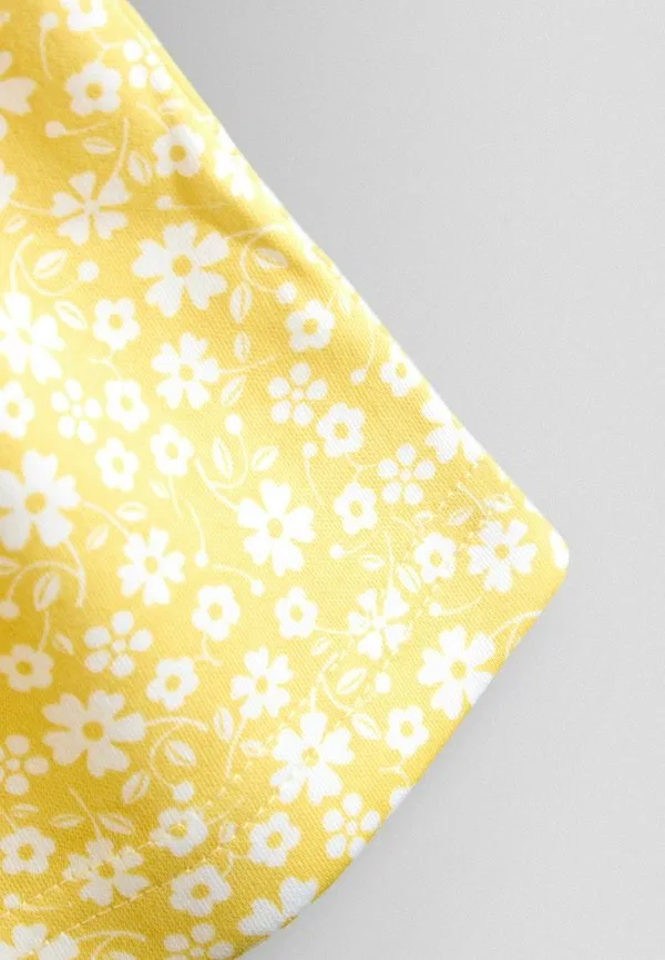 Юбка прямого кроя а-силуэта Jojo Maman Bébé, Yellow — фото 4