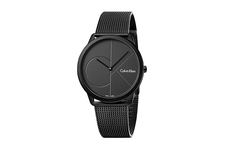 

Calvin Klein Мужские часы CK Quartz с кварцевым механизмом, стальной браслет, черный циферблат
