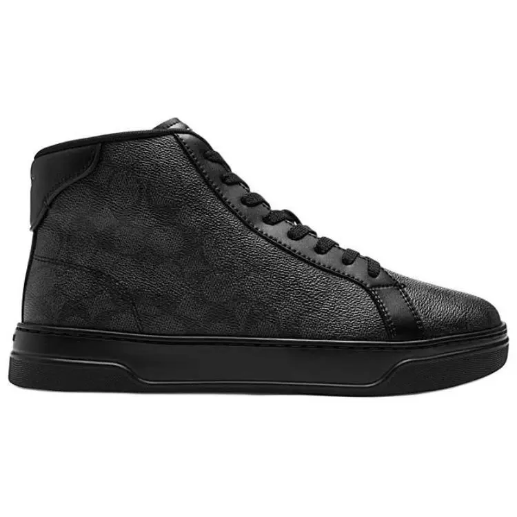 Кроссовки Signature High-Top Skateboard Men's Black COACH — фото 2