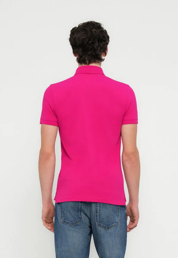 Поло-Рубашка из пике приталенного кроя 1985 года. Tommy Hilfiger, Eccentric Magenta — фото 3
