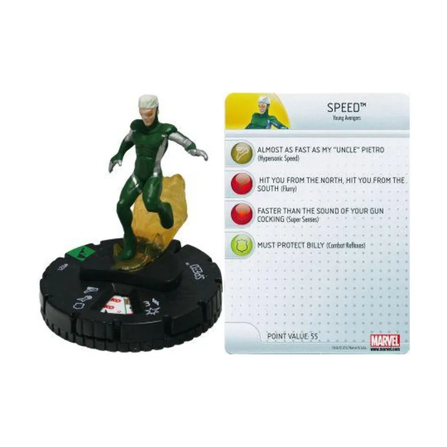

Скорость, Marvel HeroClix - Chaos War - Singles