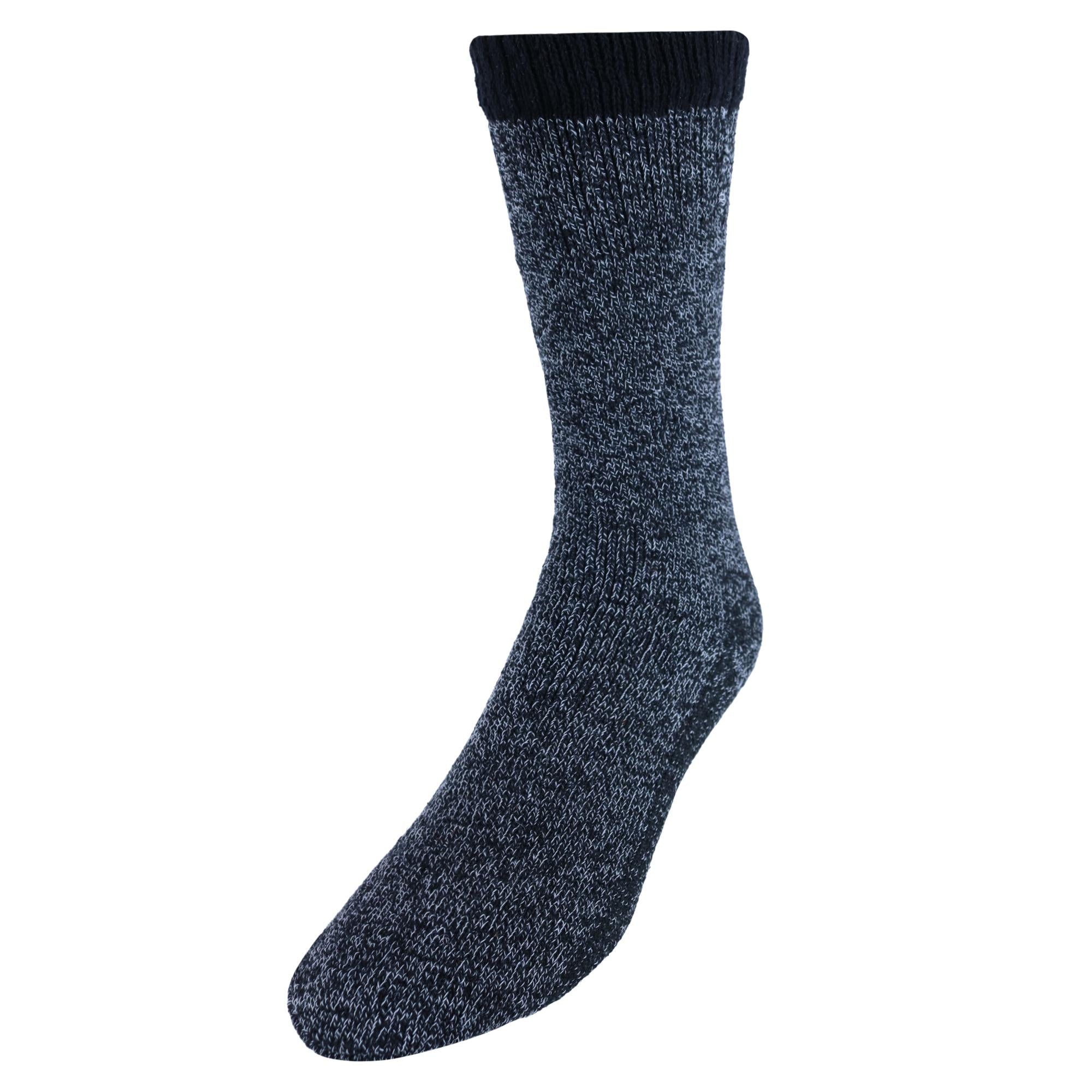 

Мужские утепленные термоноски с подогревом (1 пара) Heated Sox, черный