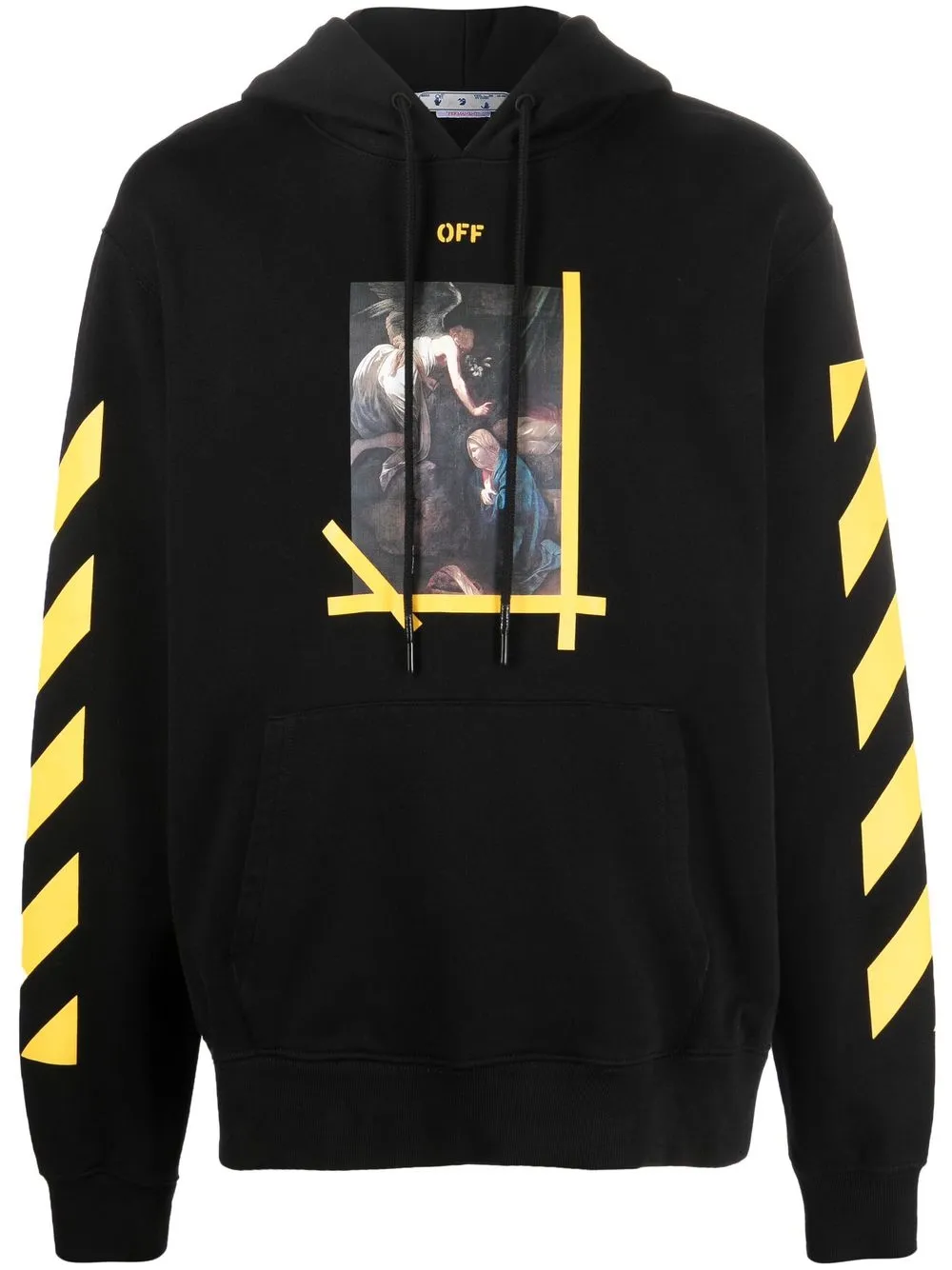 

Худи с принтом Caravaggio OFF-WHITE, черный
