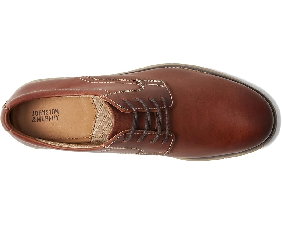 Детские оксфорды Johnston & Murphy Holden Plain Toe (Little Kid/Big Kid) Johnston & Murphy Kids, Brown — фото 2