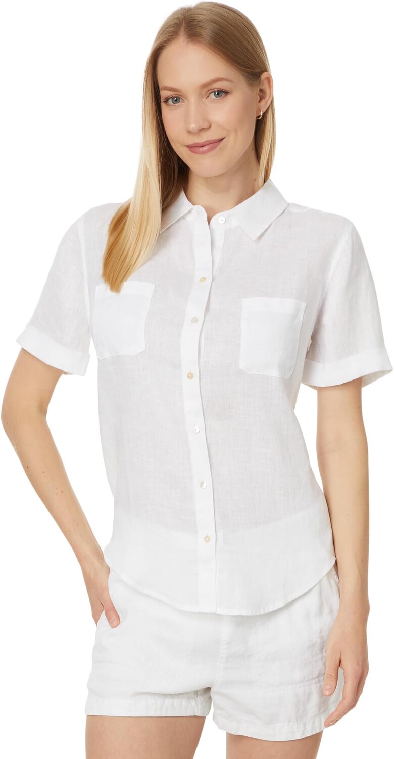 

Рубашка Lilly Pulitzer Lynnie Button-Down, цвет Resort White