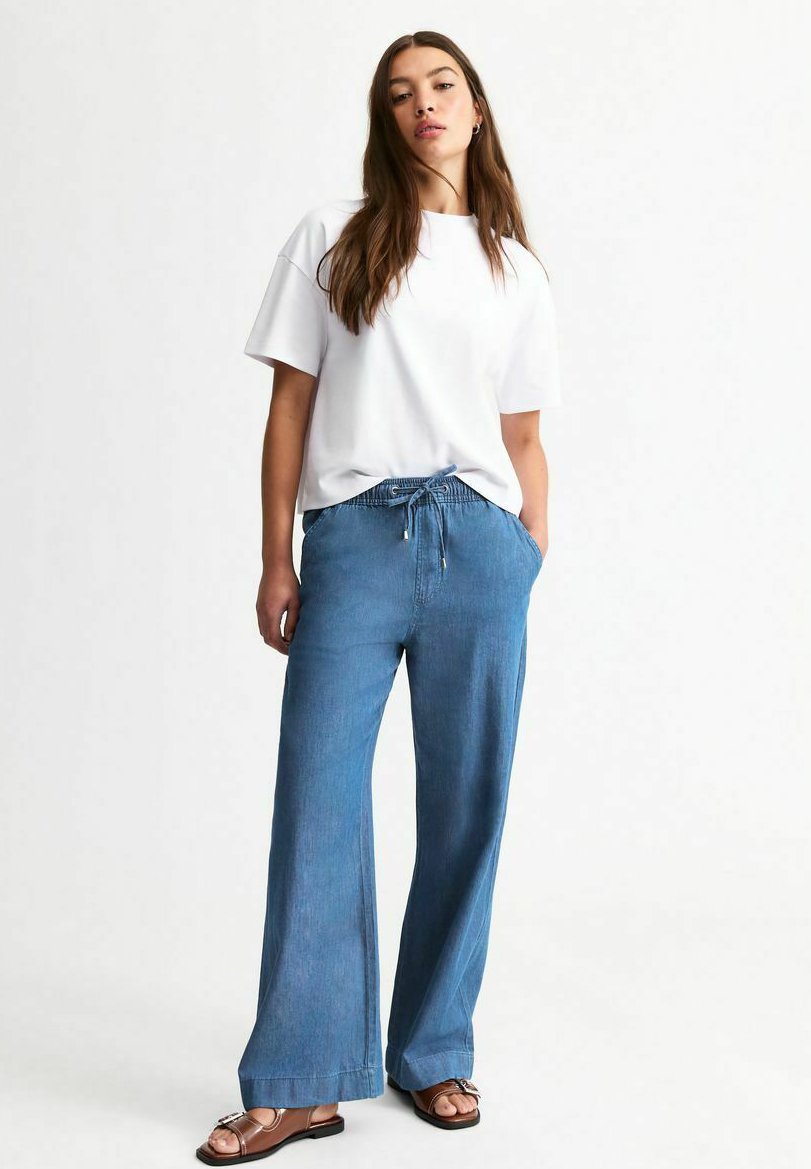 

Расклешенные джинсы DRAWSTRING WAIST New Look, синий