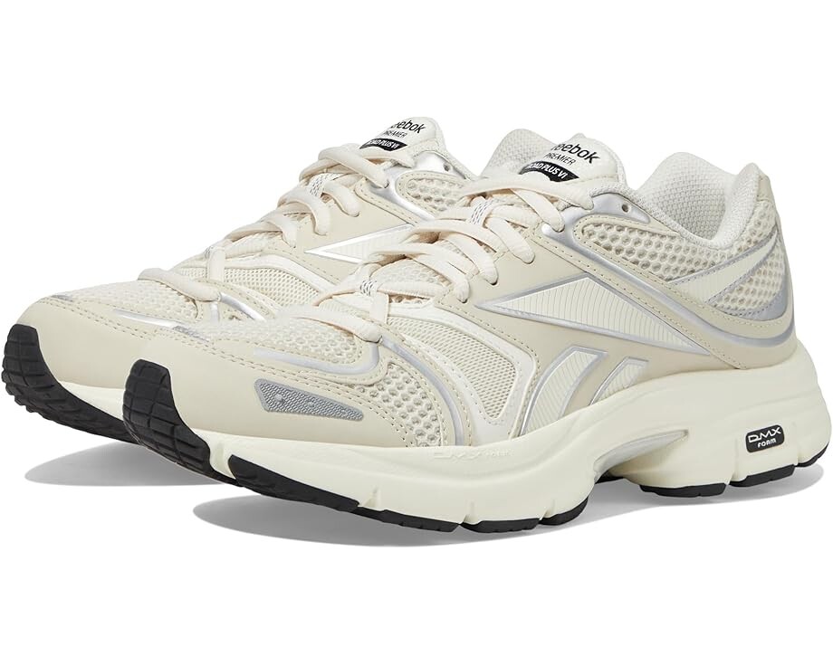 

Кроссовки Reebok Premier Road Plus VI, цвет Bone/Chalk/Silver Metallic