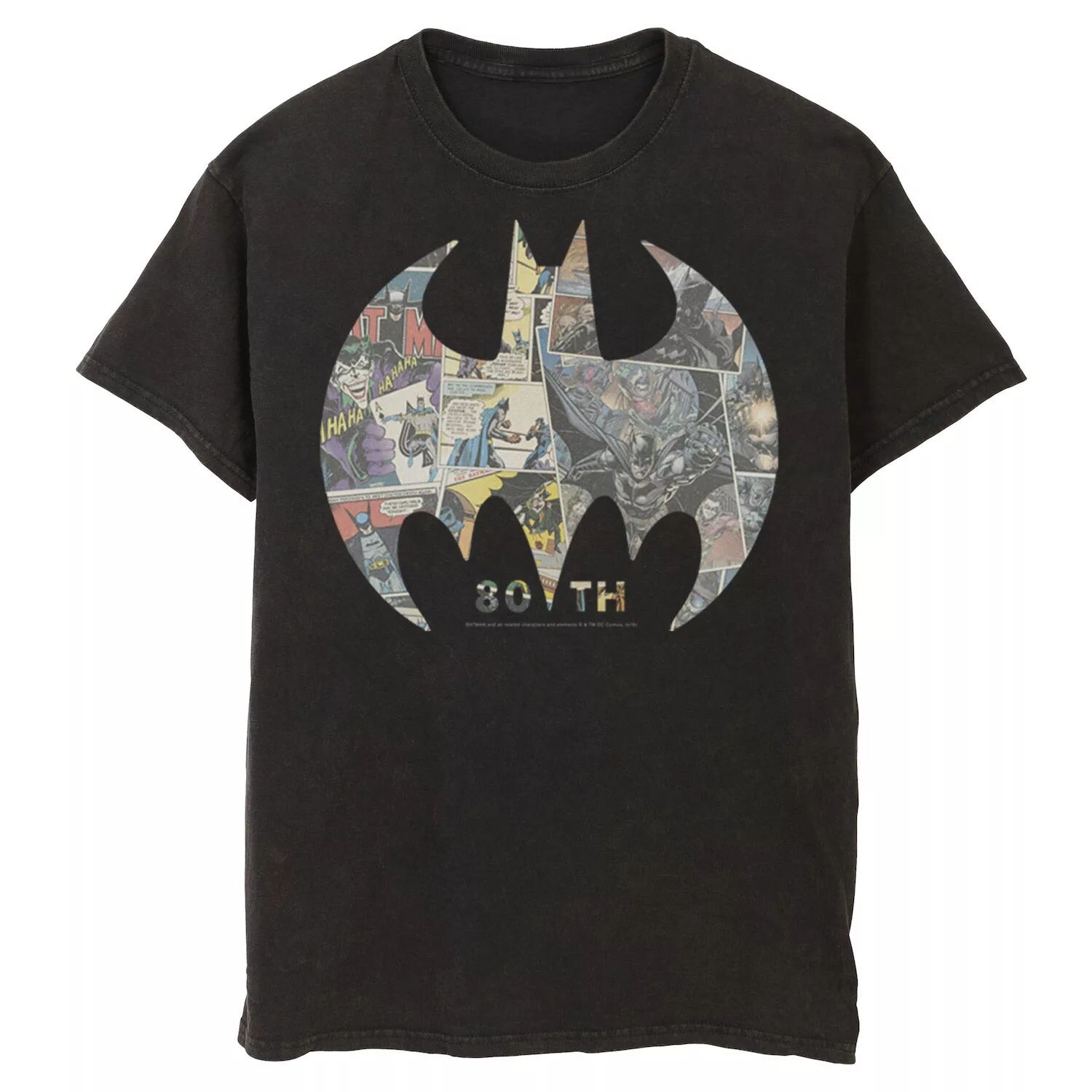 

Мужская футболка с логотипом Batman Comics DC Comics, черный