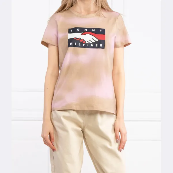 

Футболка стандартного кроя Tommy Hilfiger, розовый