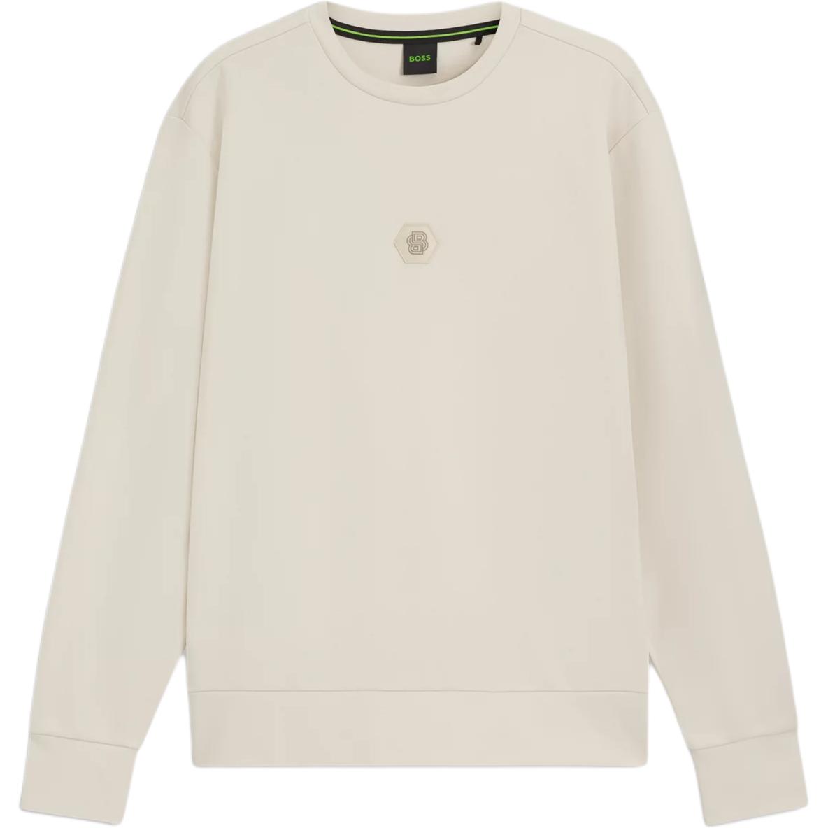 

Hugo Boss Мужская толстовка белая с круглым вырезом, средней толщины, стандартного размера