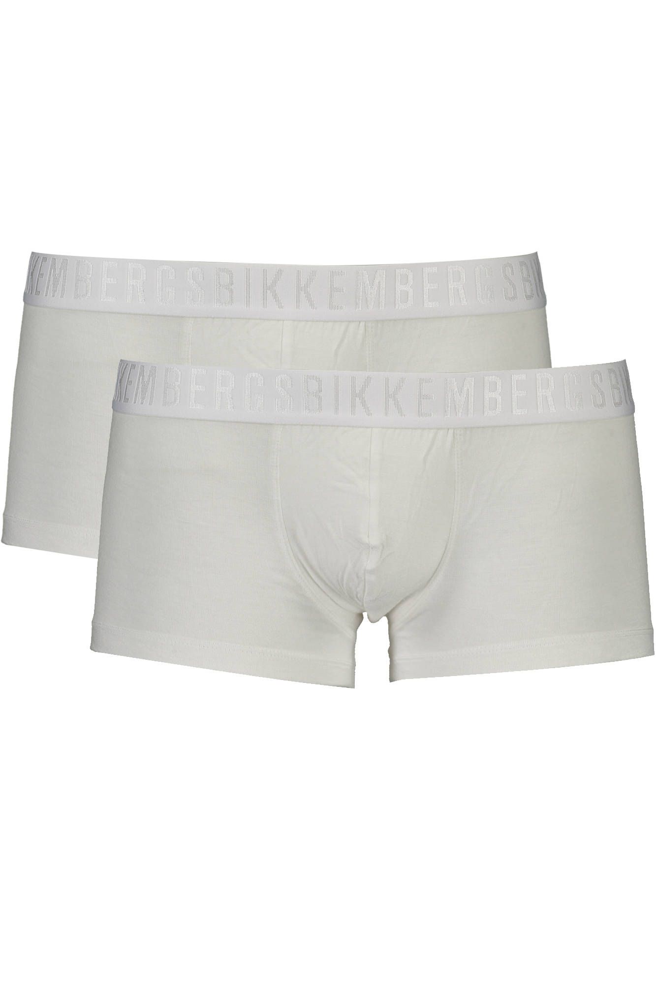 

Белые эластановые мужские боксеры Bikkembergs