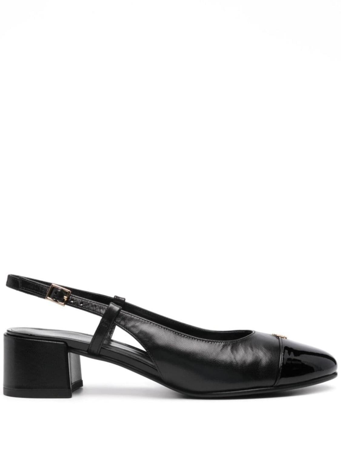 Tory Burch туфли с логотипом Double T, черный