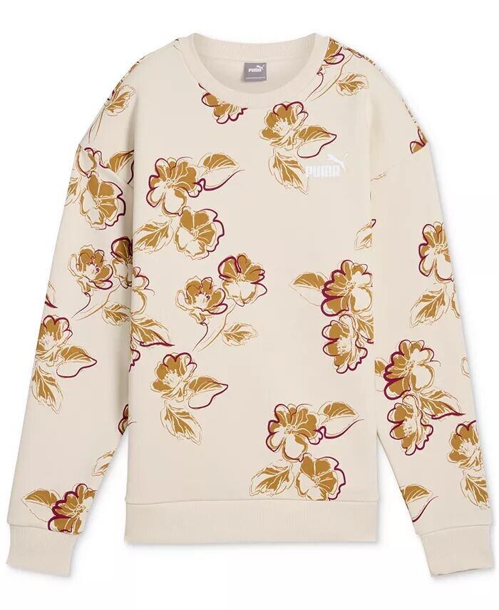 

Женская толстовка Essentials Floral Vibes с круглым вырезом Puma, белый