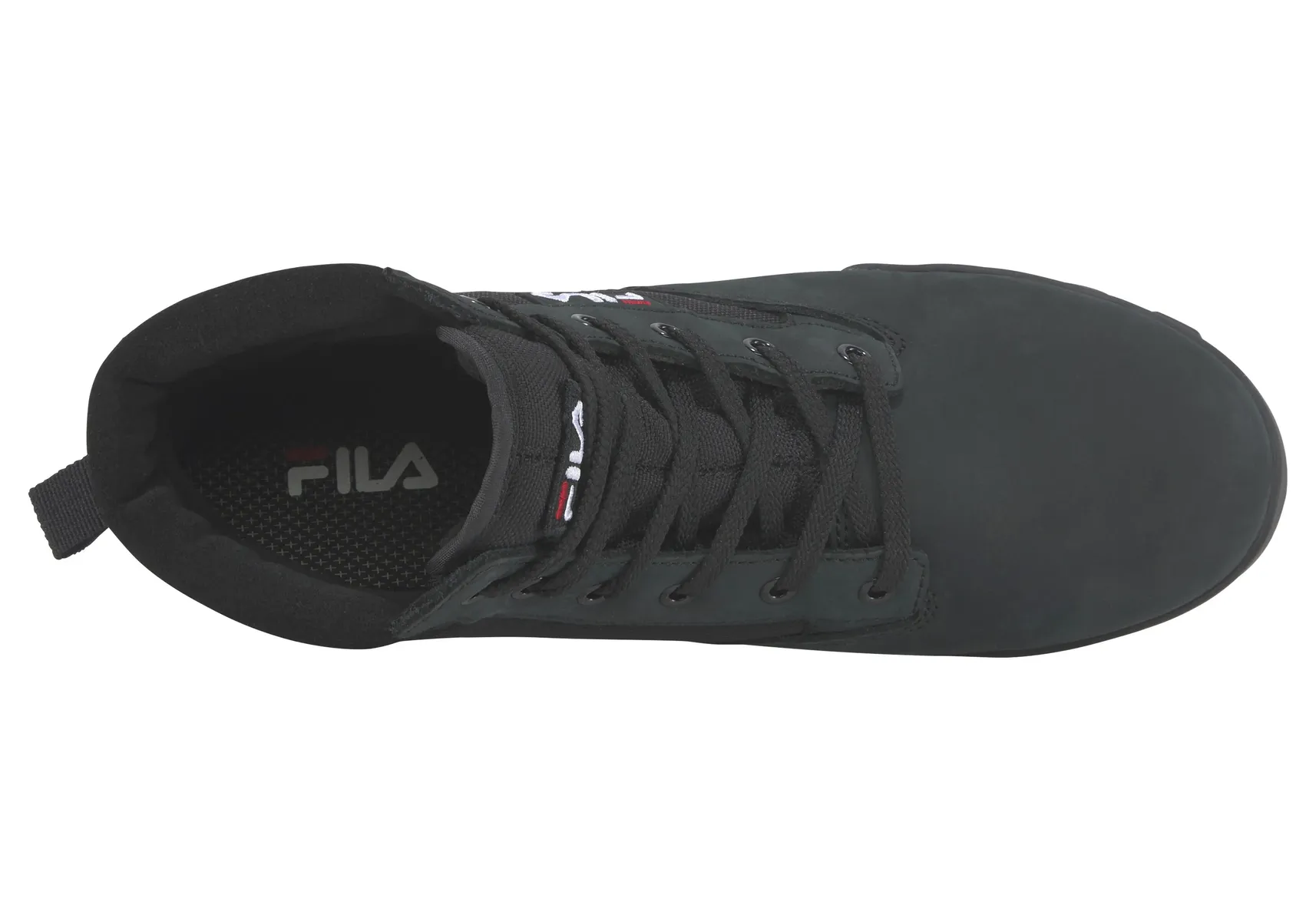 Ботинки Fila на шнуровке "GRUNGE II Mid wmn", черный — фото 4