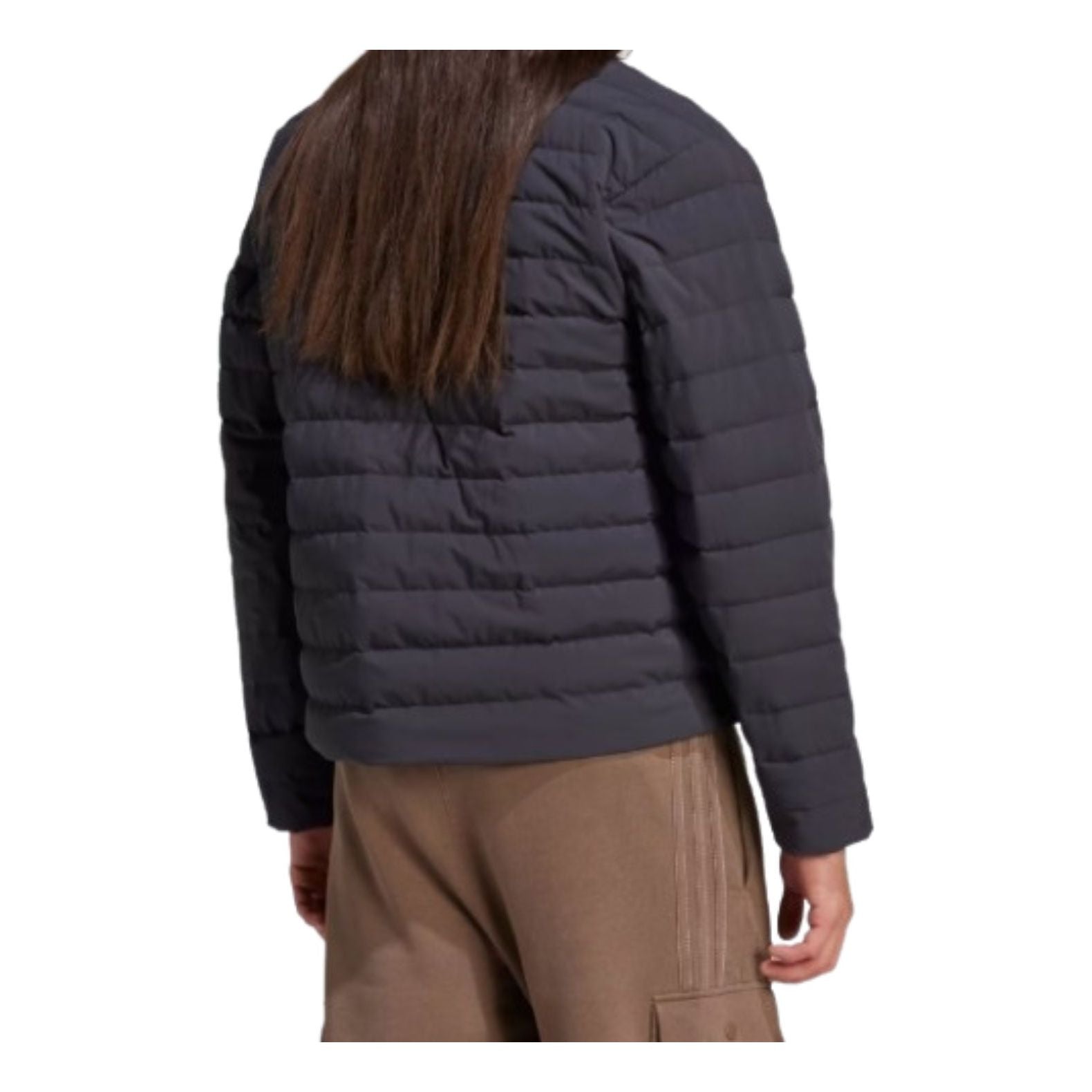 Пуховая куртка Adidas Helionic Light Down Jacket 'Black' — фото 3