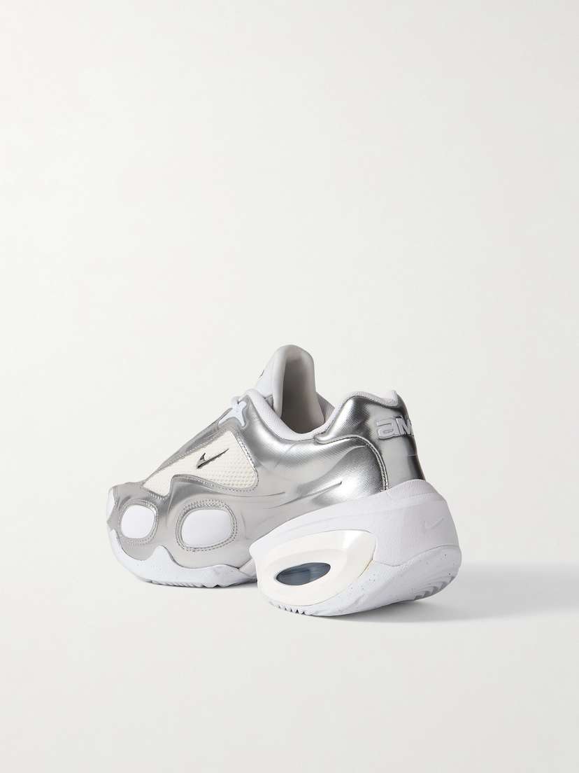 Кроссовки Air Max Muse из металлизированной кожи с сетчатой отделкой Nike, белый — фото 3