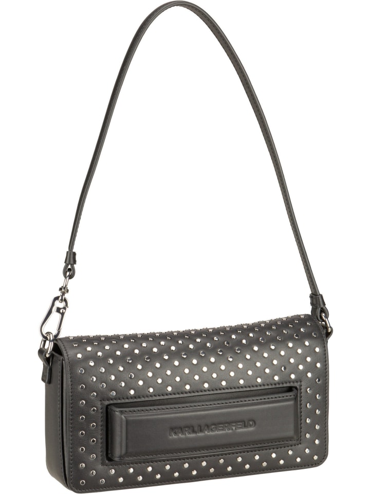 

Karl Lagerfeld Сумка Ikon/K Soft Shoulderbag Studs с черной отделкой