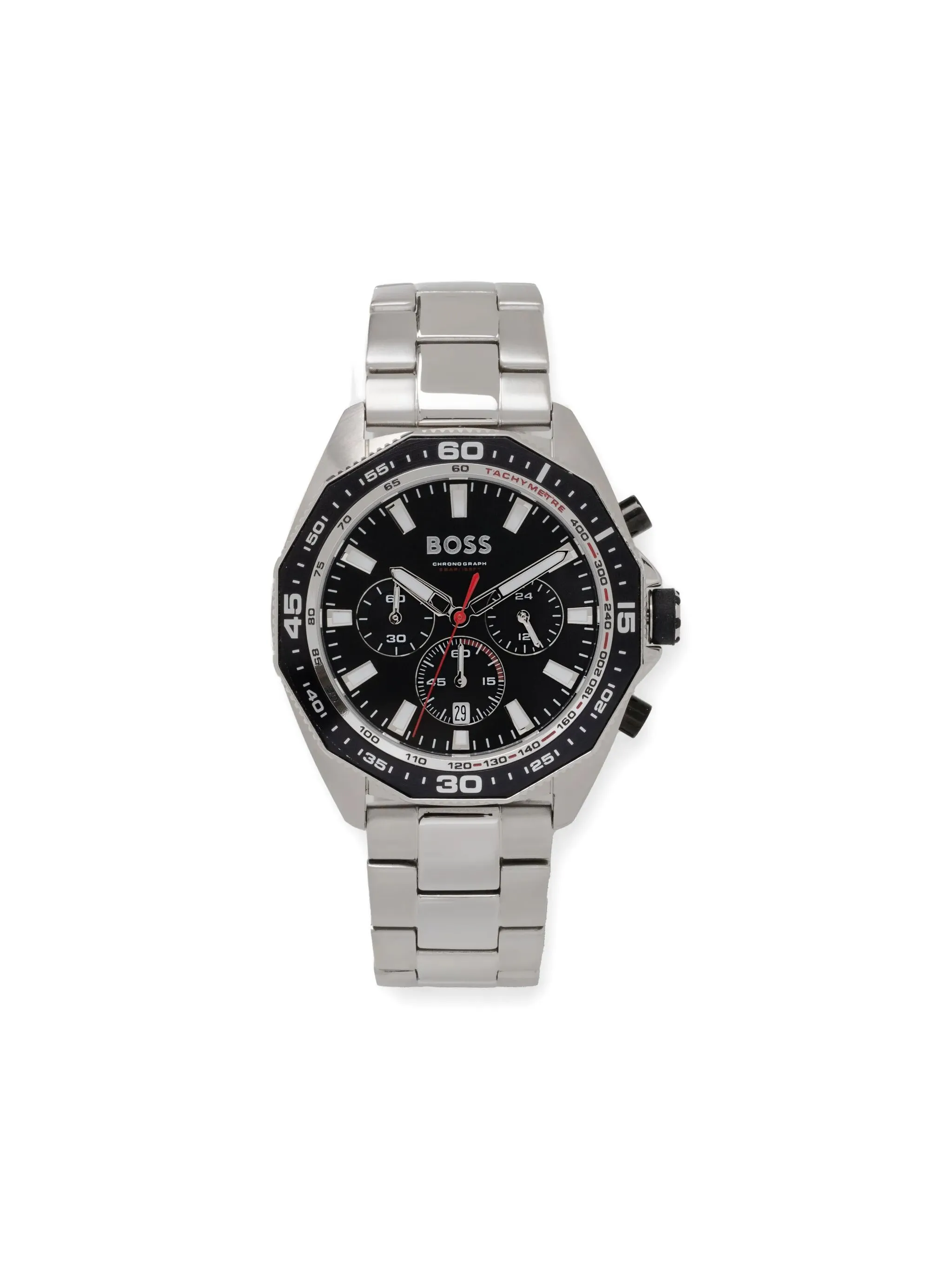 

Наручные часы 43 мм Hugo, черный