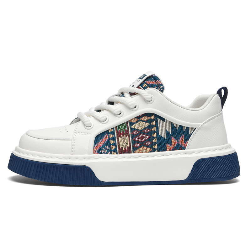 

AOKANG Кроссовки Air Force One Series Low Top для скейтбординга мужские бело-голубые, цвет White Blue[Standard Sports Shoe Size]