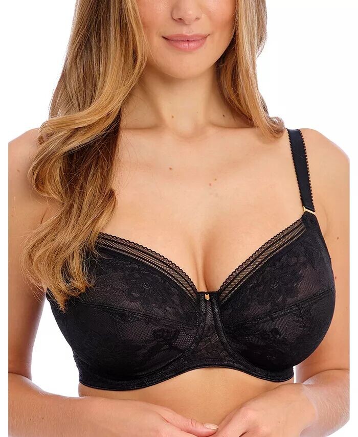 

Бюстгальтер Fusion Lace с боковой поддержкой и косточками Fantasie, черный
