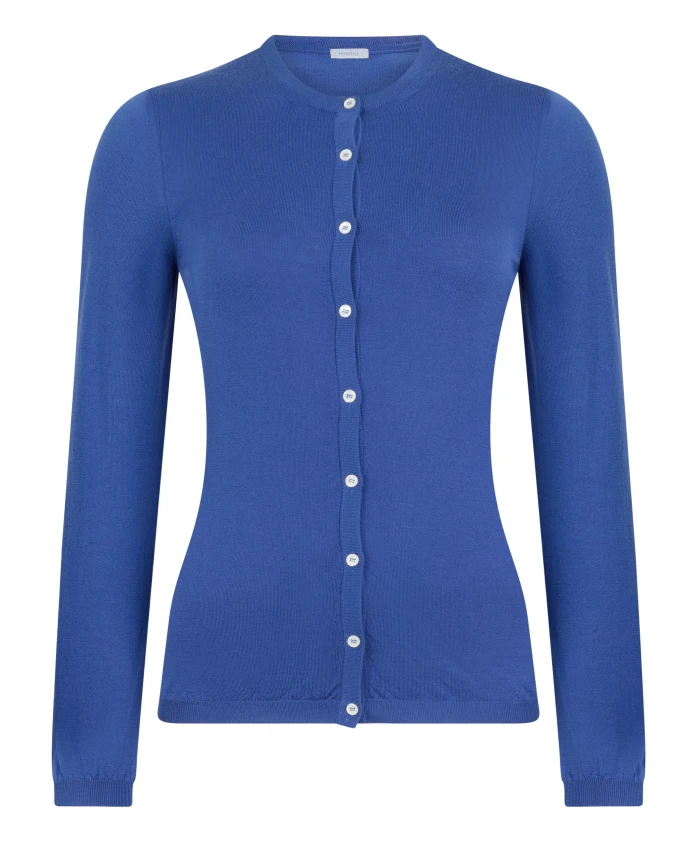 

Приталенный кардиган на пуговицах Malo, синий