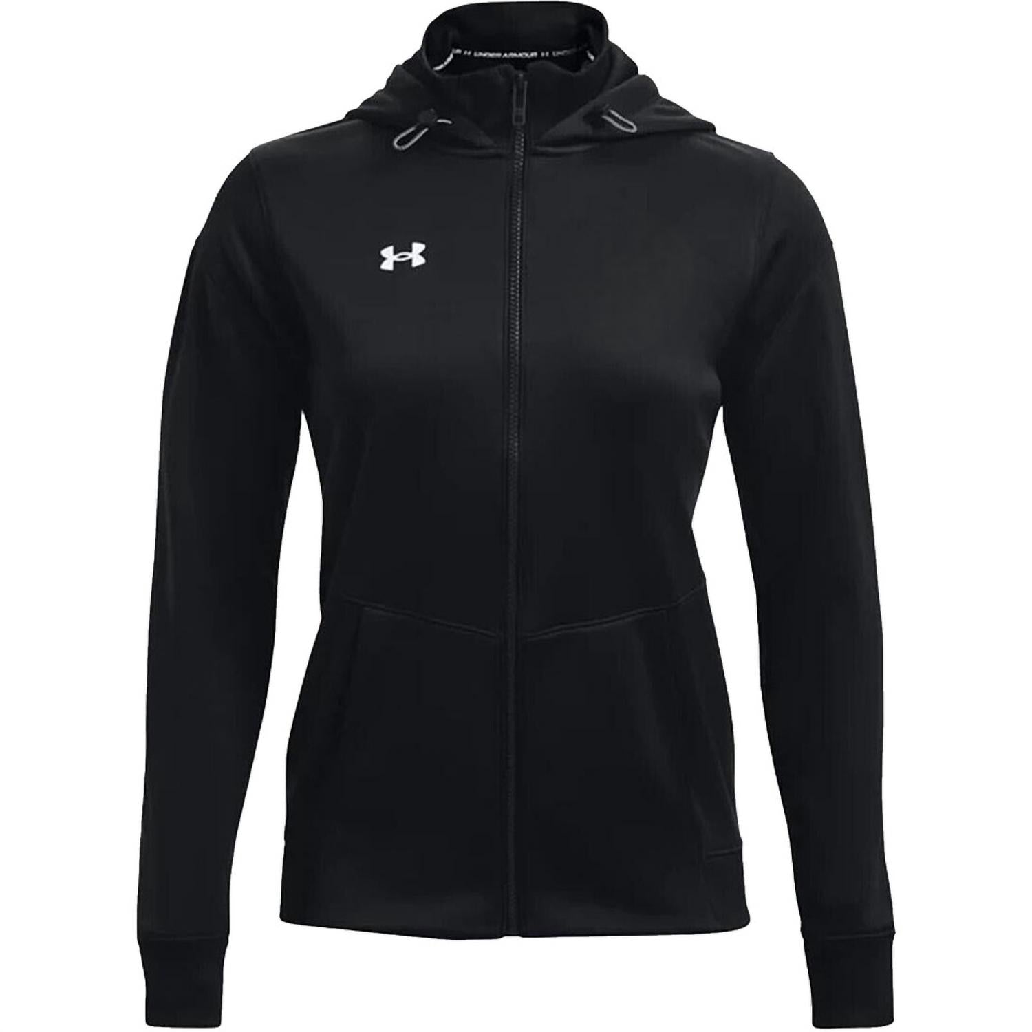 

Женская флисовая худи-куртка Storm на молнии в черном цвете Under Armour