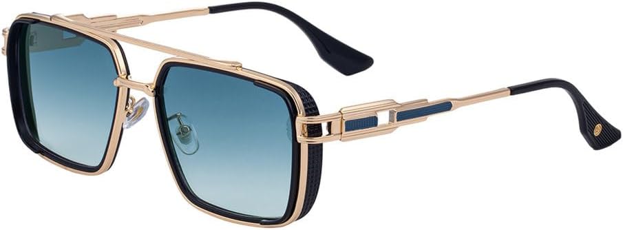 

Стильные мужские квадратные поляризованные солнцезащитные очки 2025 года для активного отдыха, путешествий, уличного стиля, вождения, рыбалки, с защитой от УФ-излучения PRSTNN, C6