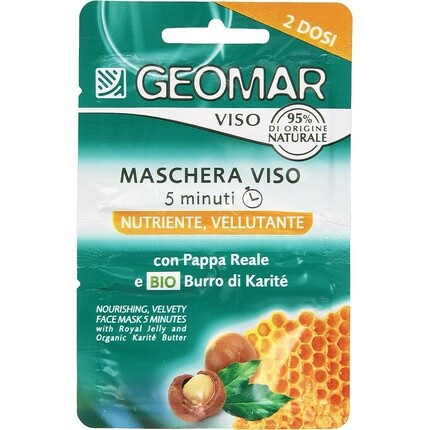 

Питательная бархатистая маска для лица, Geomar