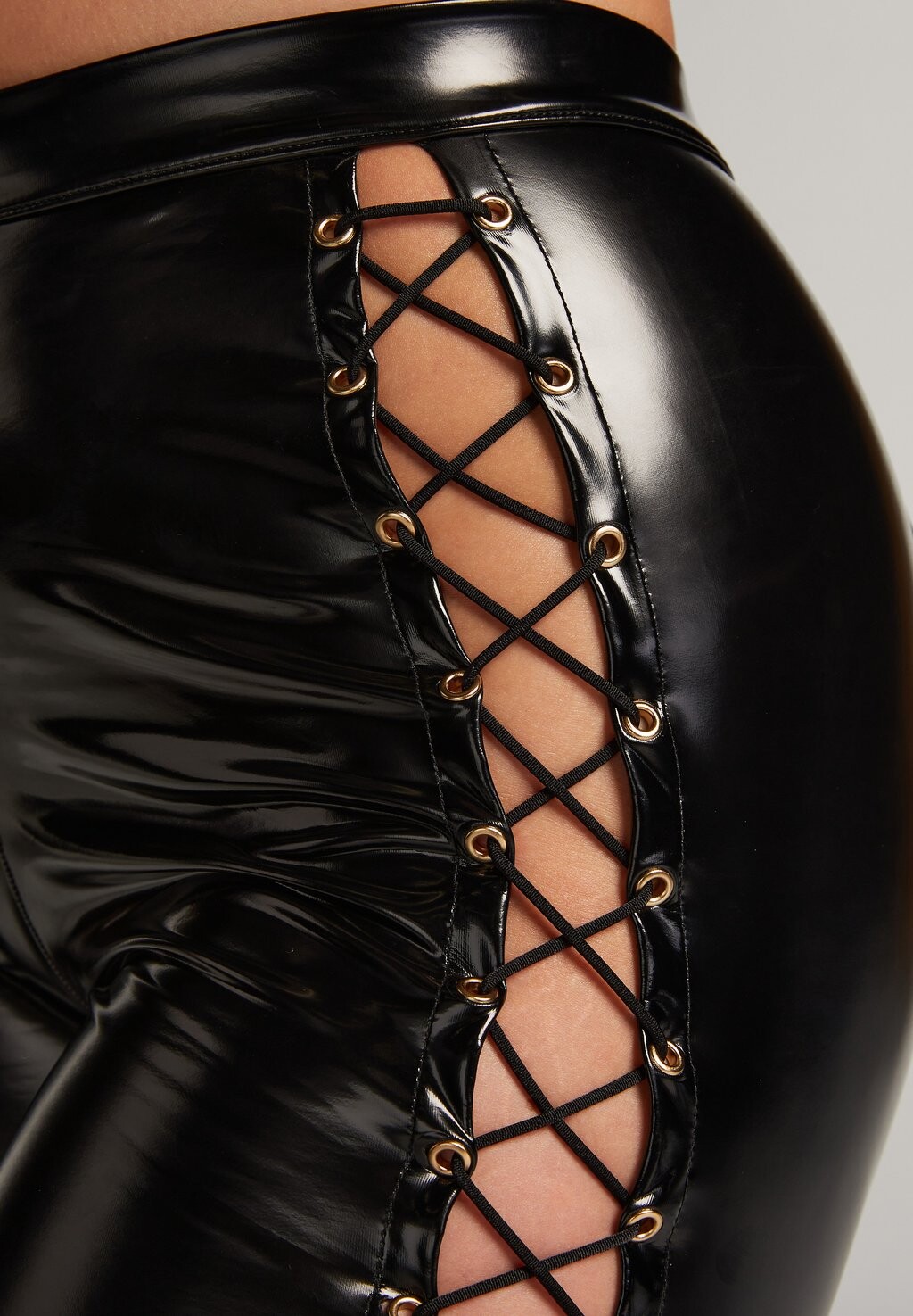 

Тканевые брюки LACE-UP Hunkemöller, черный