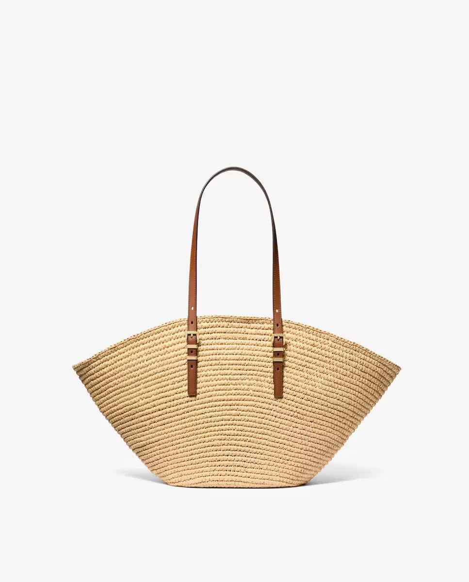 

Плетеная сумка Isa через плечо Michael Michael Kors, коричневый