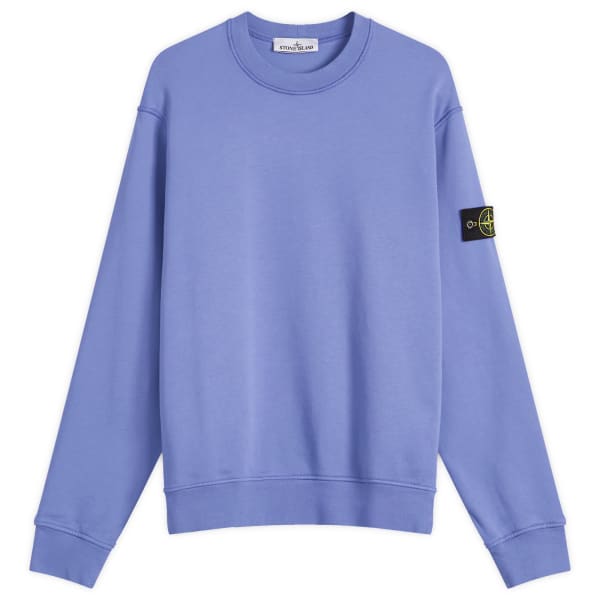 

Толстовка с круглым вырезом, окрашенная в готовом виде Stone Island, лавандовый
