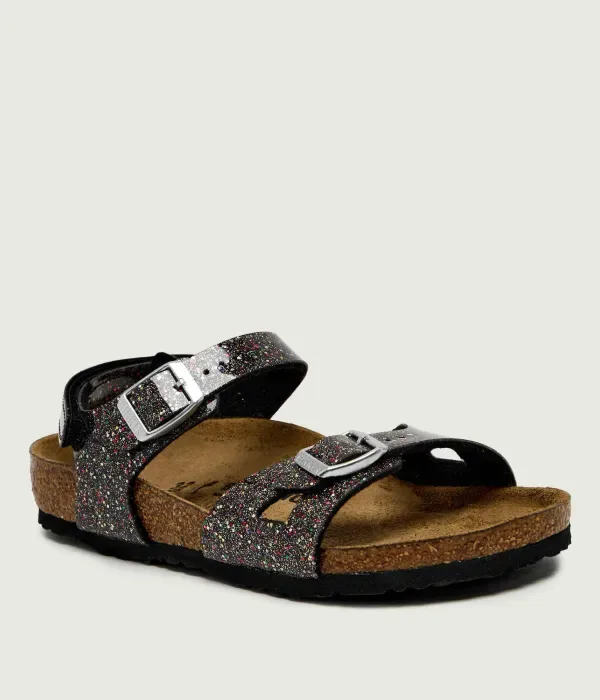 Детские кожаные сандалии AS Kids Rio narrow fit Birkenstock, мультиколор
