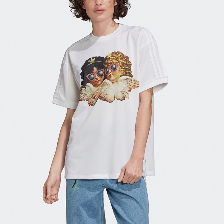 Футболка Adidas Originals Fiorucci Graphic, белый — фото 3