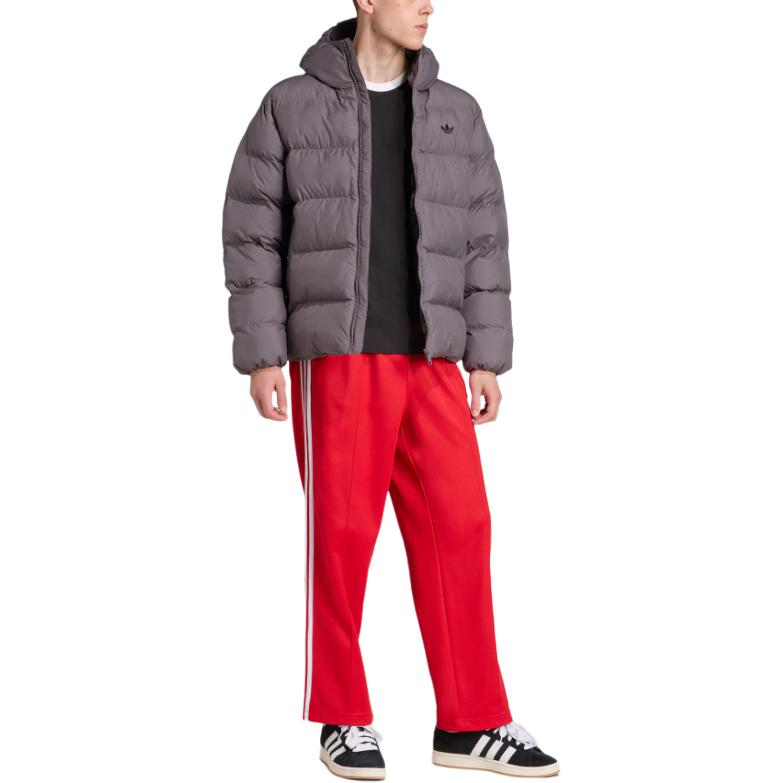 Куртка Adidas с застежкой-молнией и утеплителем Adidas Originals, серый — фото 2