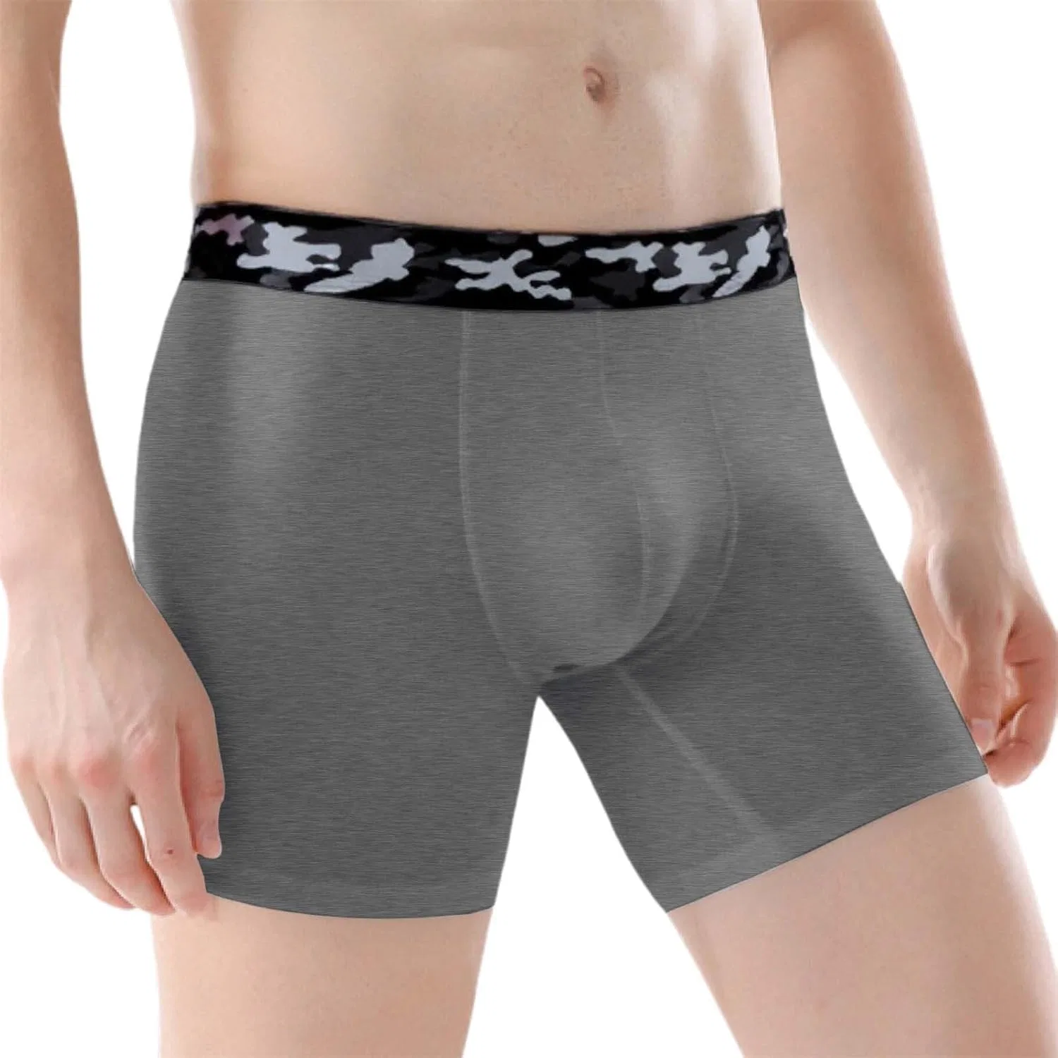 Трусы боксеры, mesh, Dark Gray — фото 2
