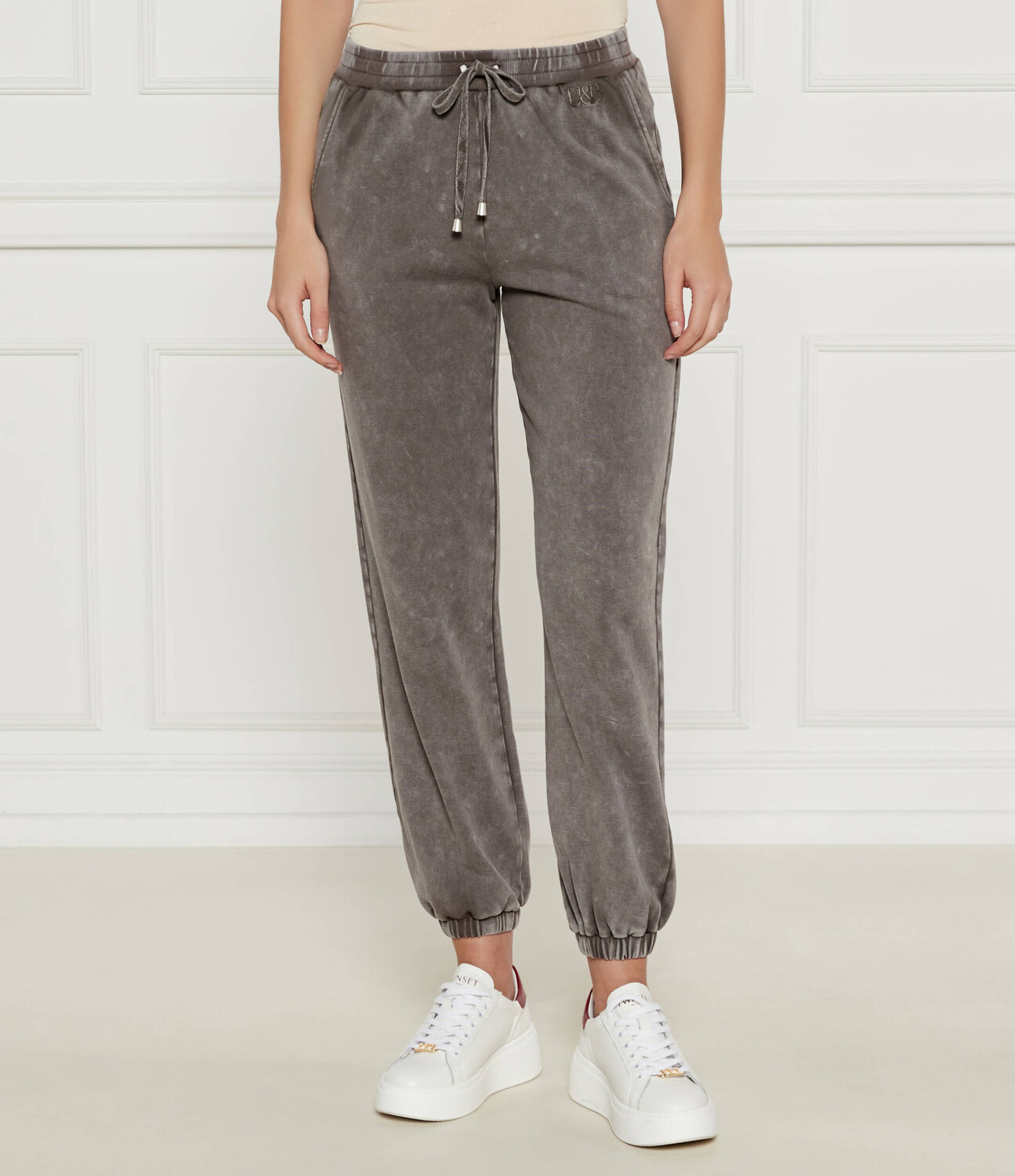 

Спортивные брюки Twinset U&B Regular Fit, серый